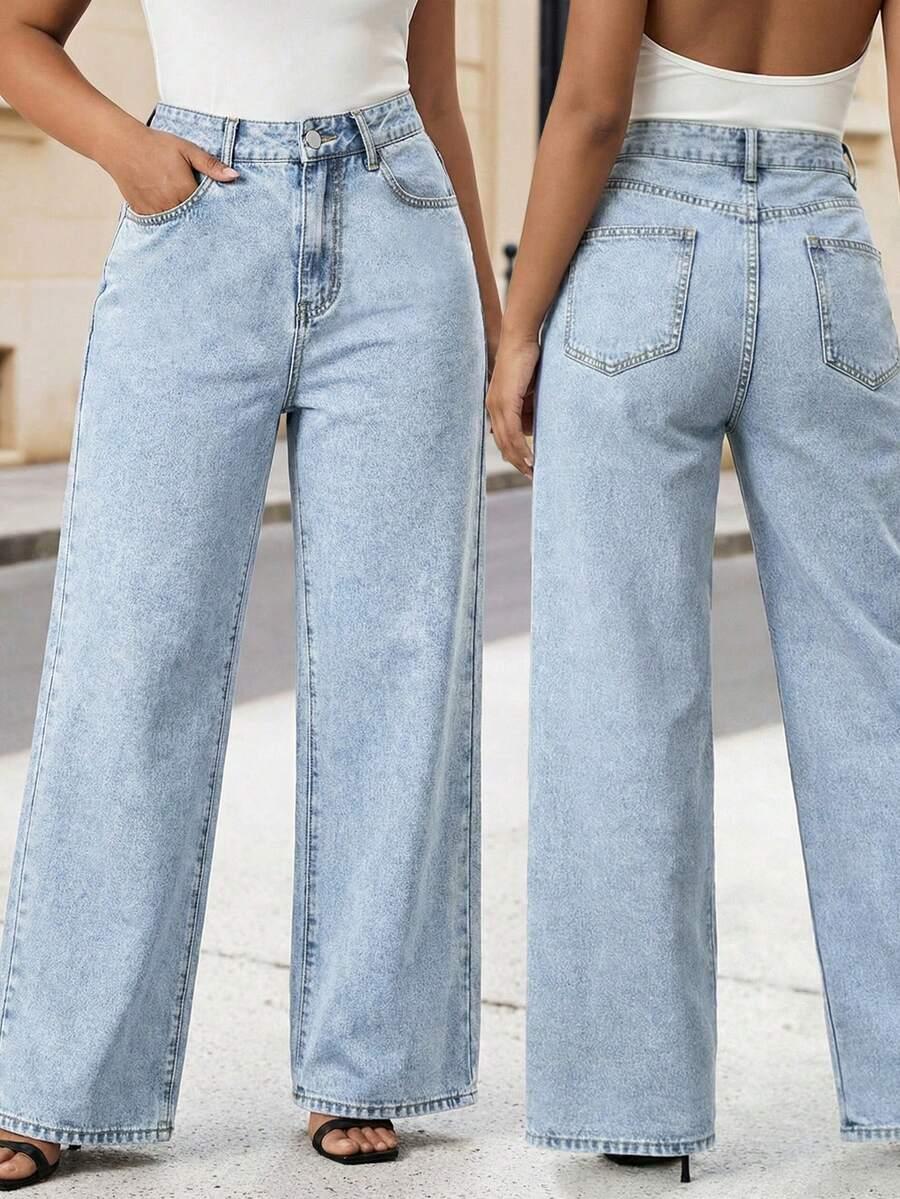 NIEBIESKIE JEANSY KIESZENIE