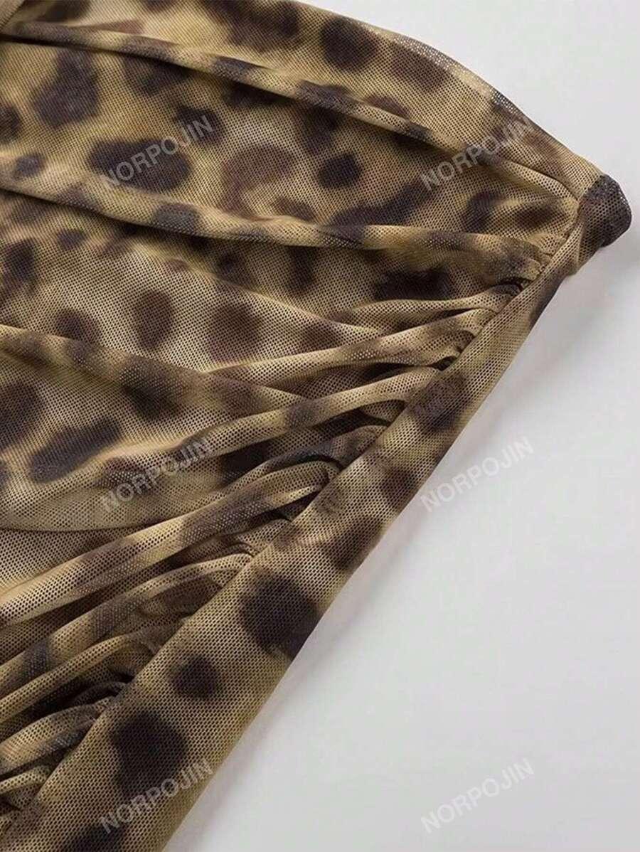 TOP SIATECZKA LEOPARD PRINT 
