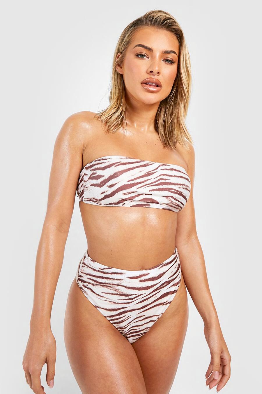 GÓRA OD BIKINI ANIMAL PRINT OPASKA