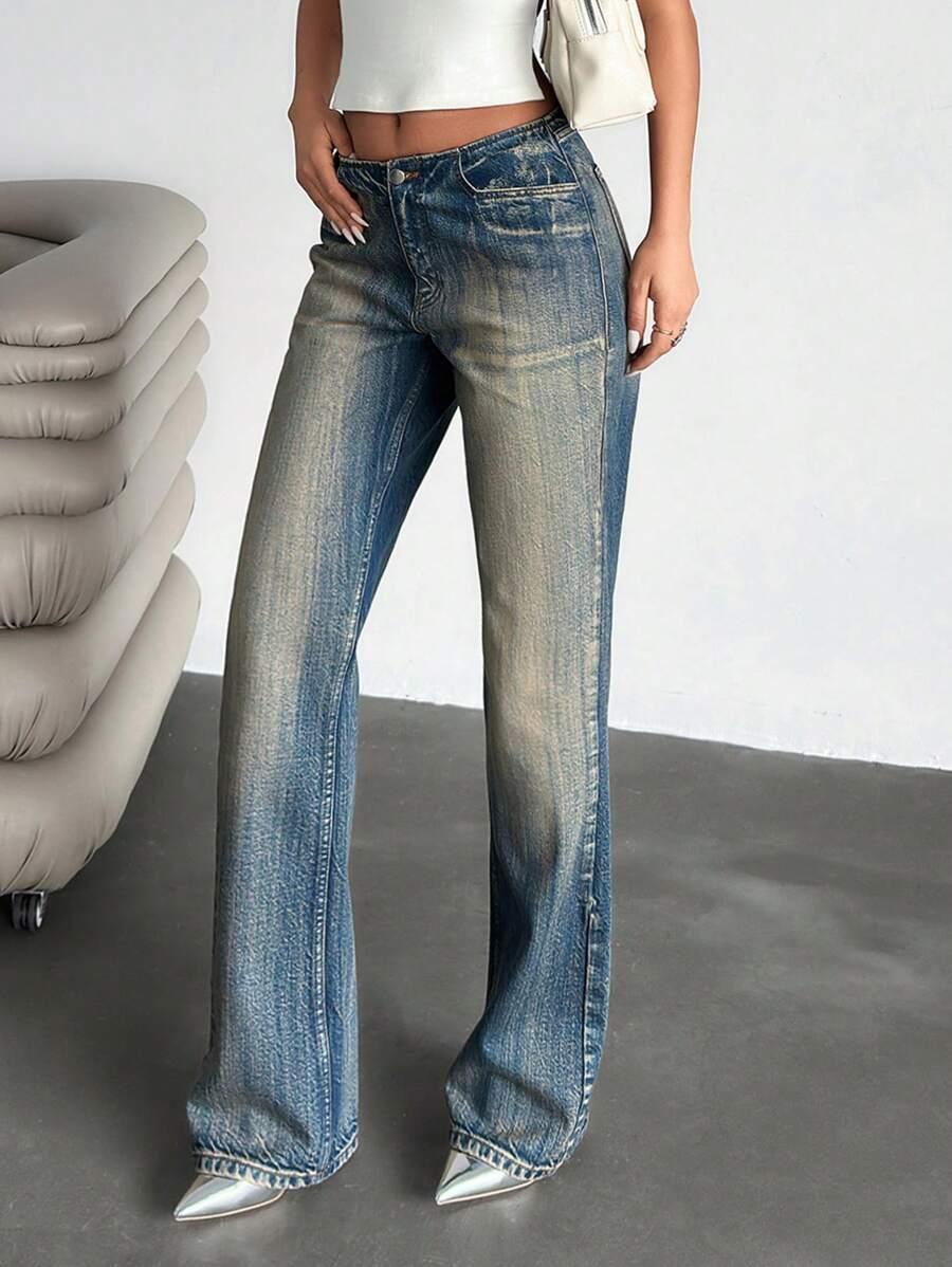 SPODNIE JEANS KIESZENIE 