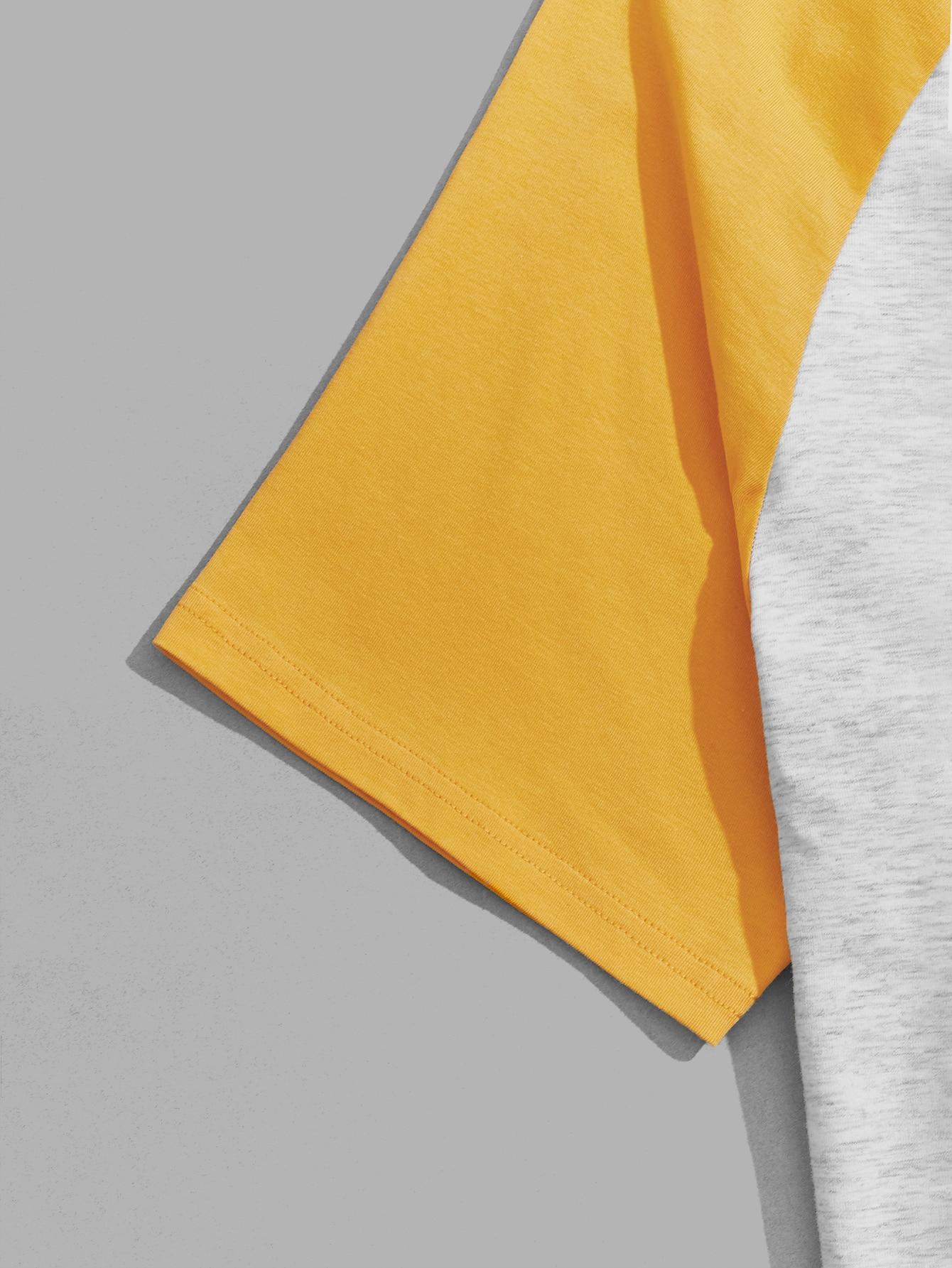 T-SHIRT OKRĄGŁY DEKOLT PRINT