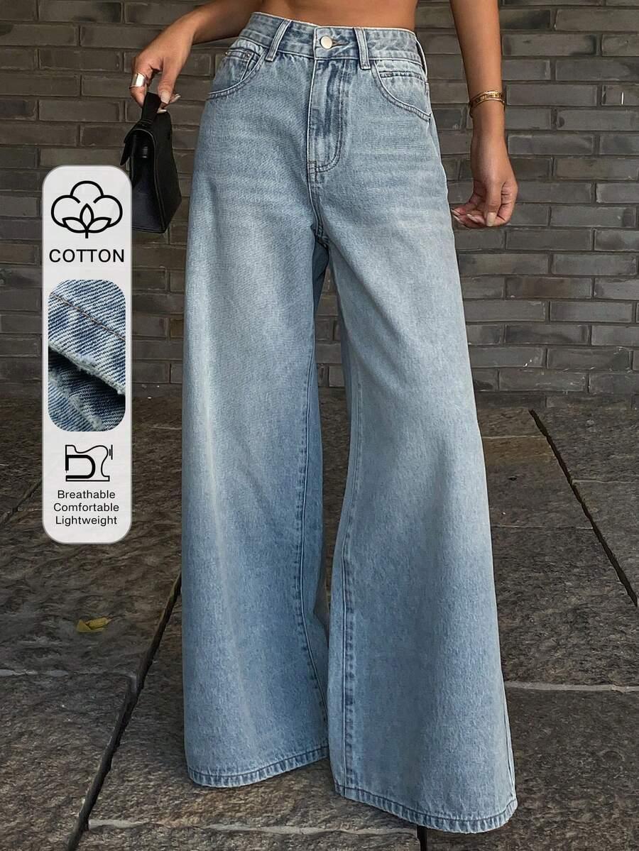 niebieskie spodnie jeans