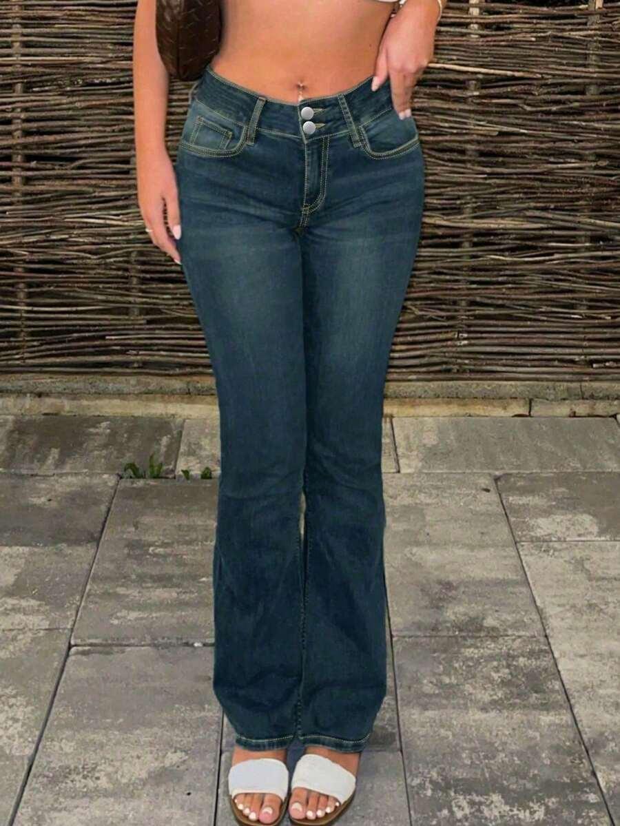 NIEBIESKIE SPODNIE JEANS