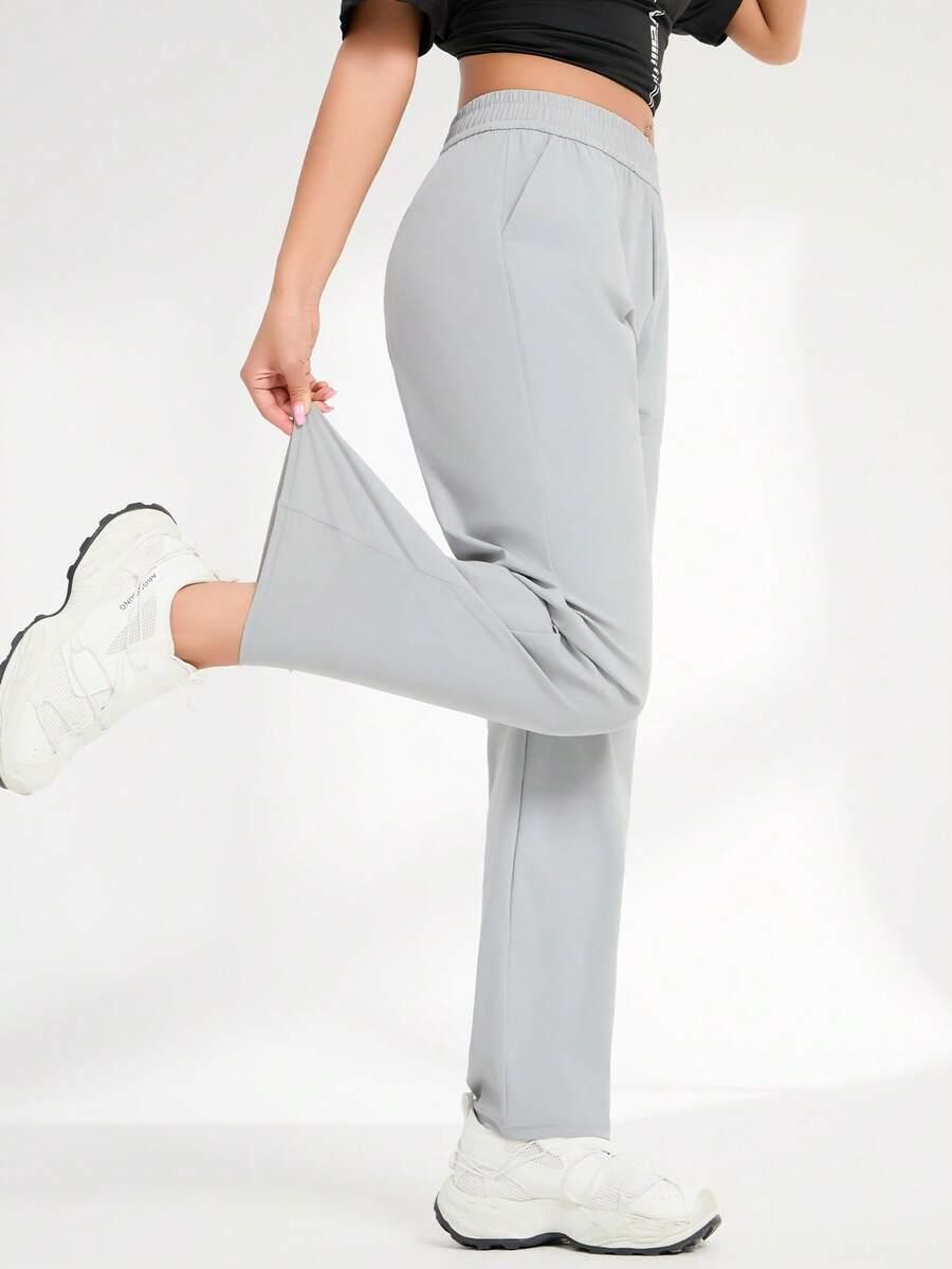 szare spodnie casual