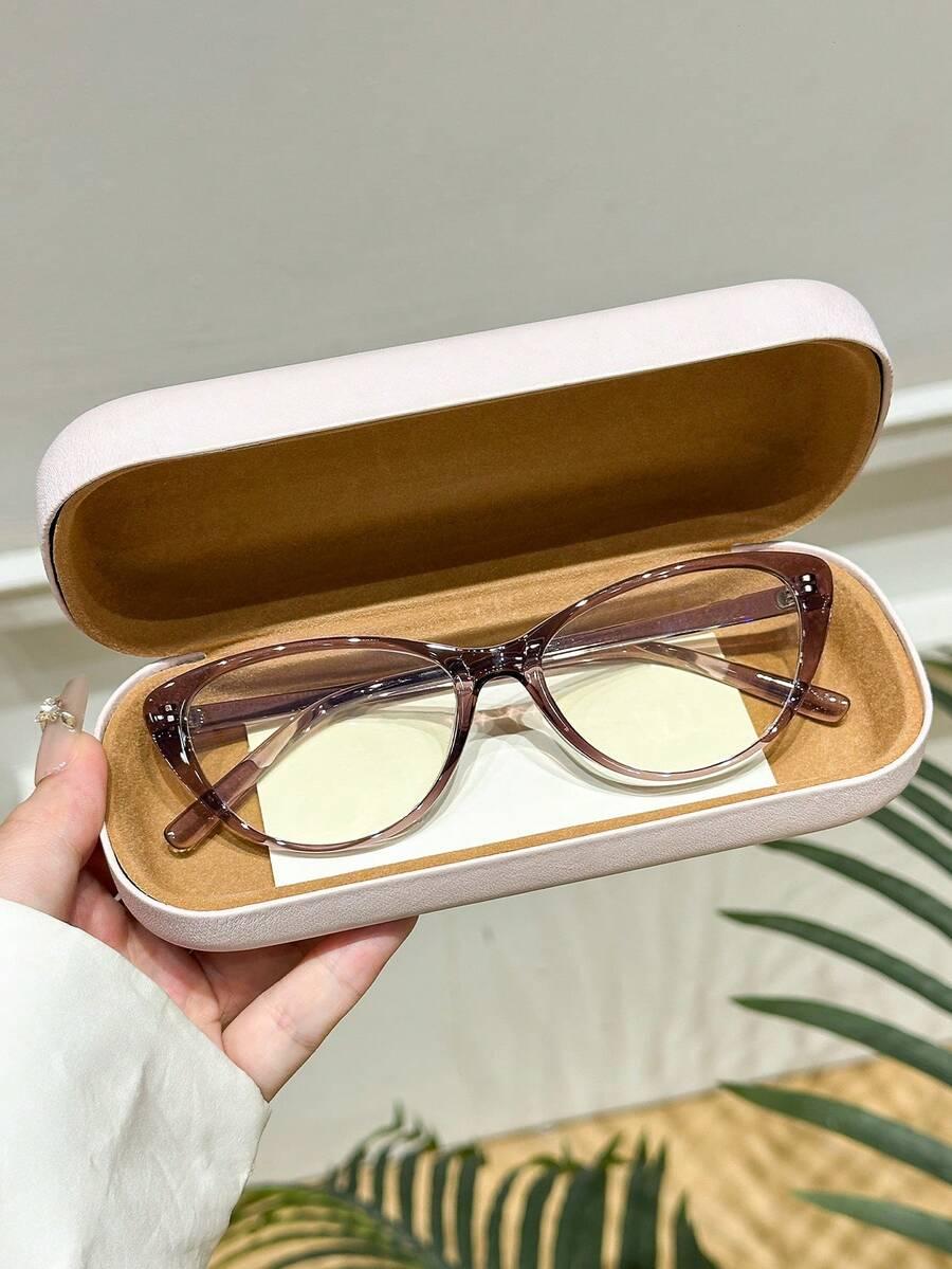 BRĄZOWE OKULARY ZERÓWKI
