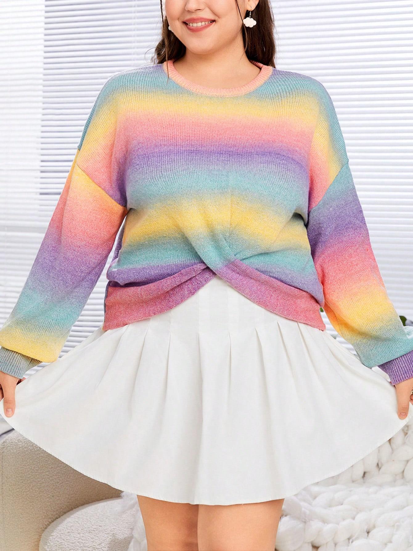 SWETER DAMSKI OKRĄGŁY DEKOLT 