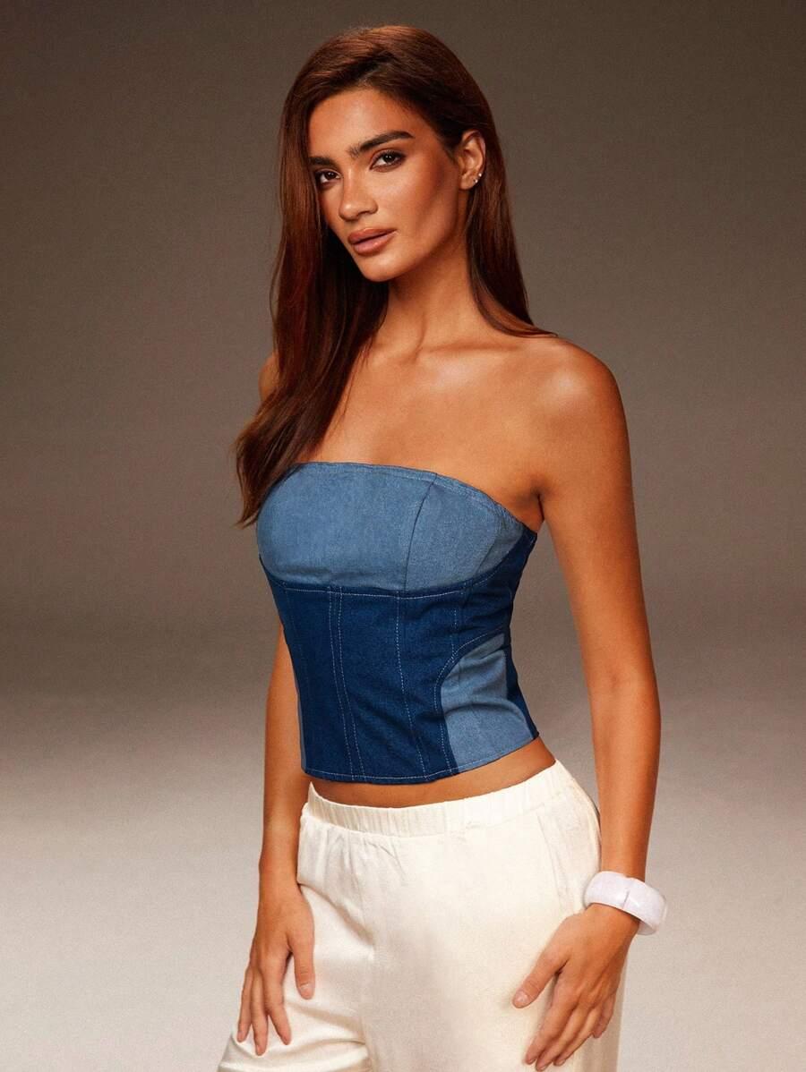 TOP JEANSOWY DAMSKI