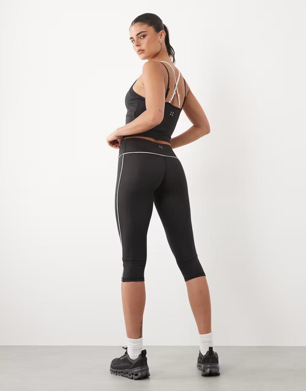 CZARNE SPORTOWE LEGGINSY