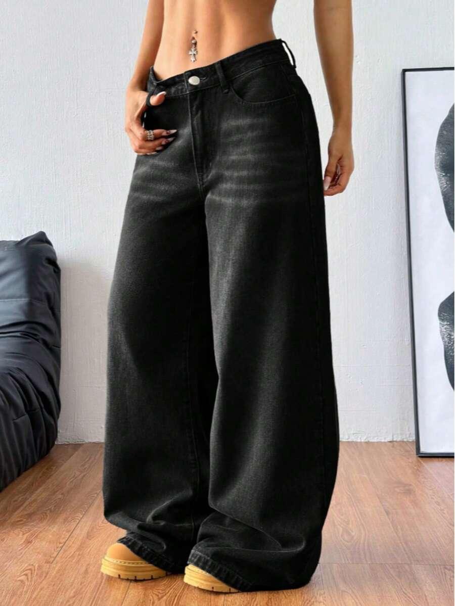 jeansy wide leg