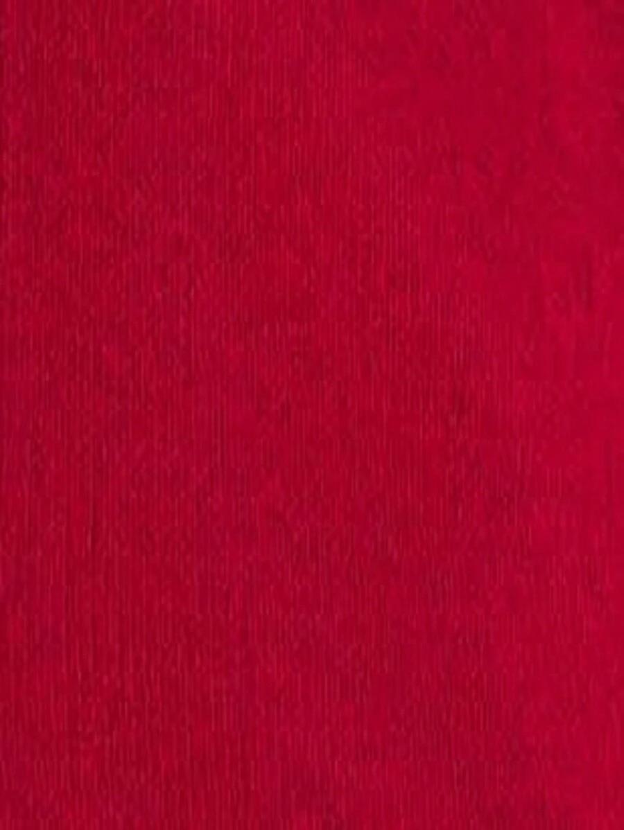 czerwony sweter guziki perełki