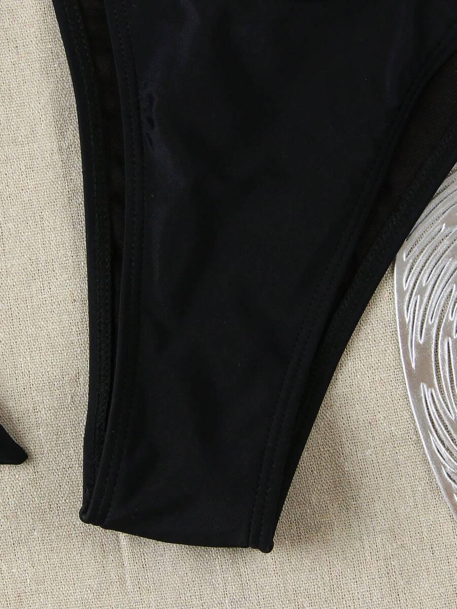 czarny dół od bikini