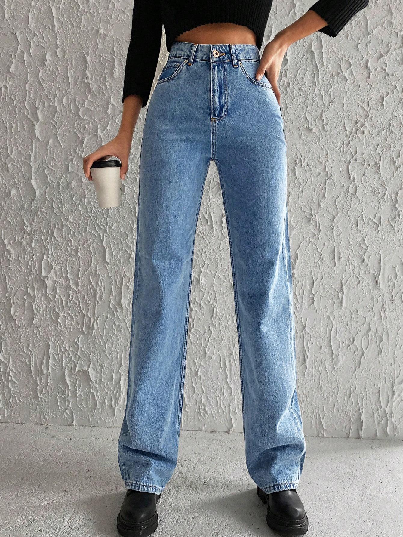 spodnie jeans PROSTA NOGAWKa