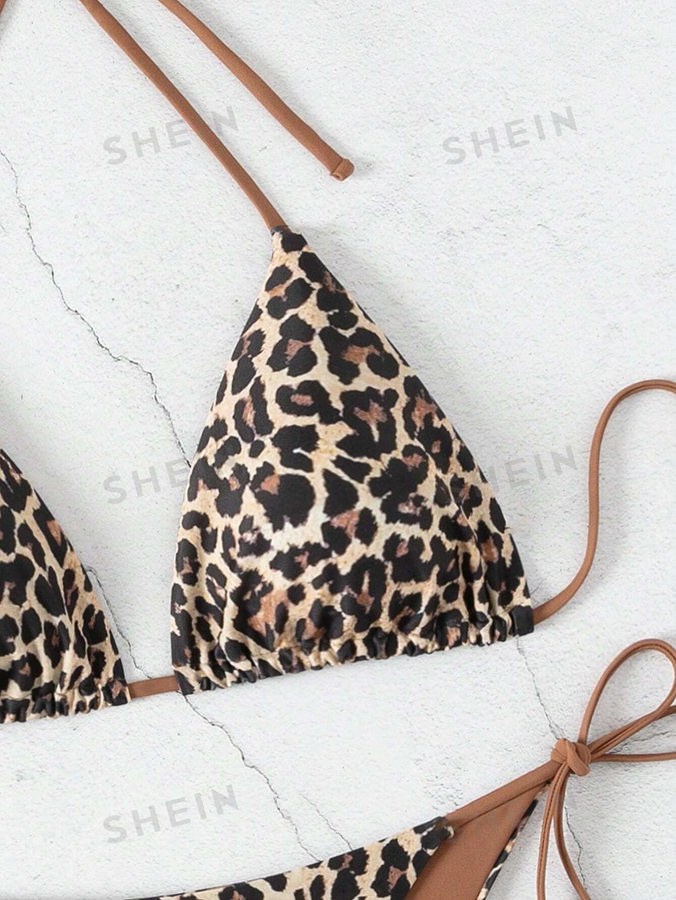 DWUCZĘŚCIOWY STRÓJ KĄPIELOWY ANIMAL PRINT 