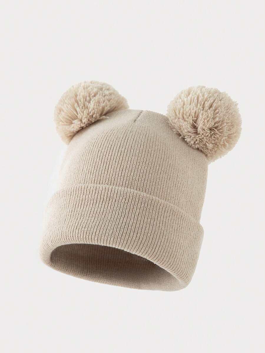 beżowa czapka beanie