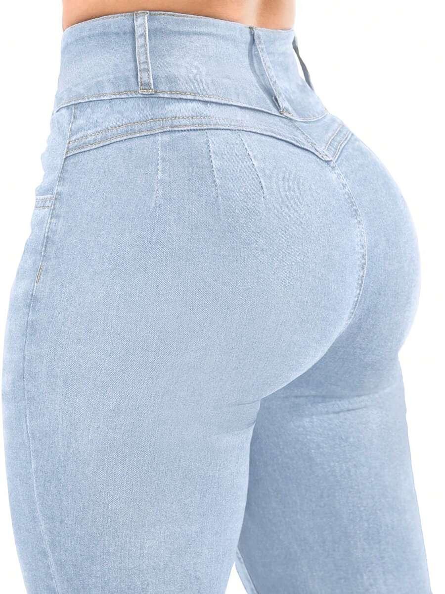 NIEBIESKIE SPODNIE JEANS 