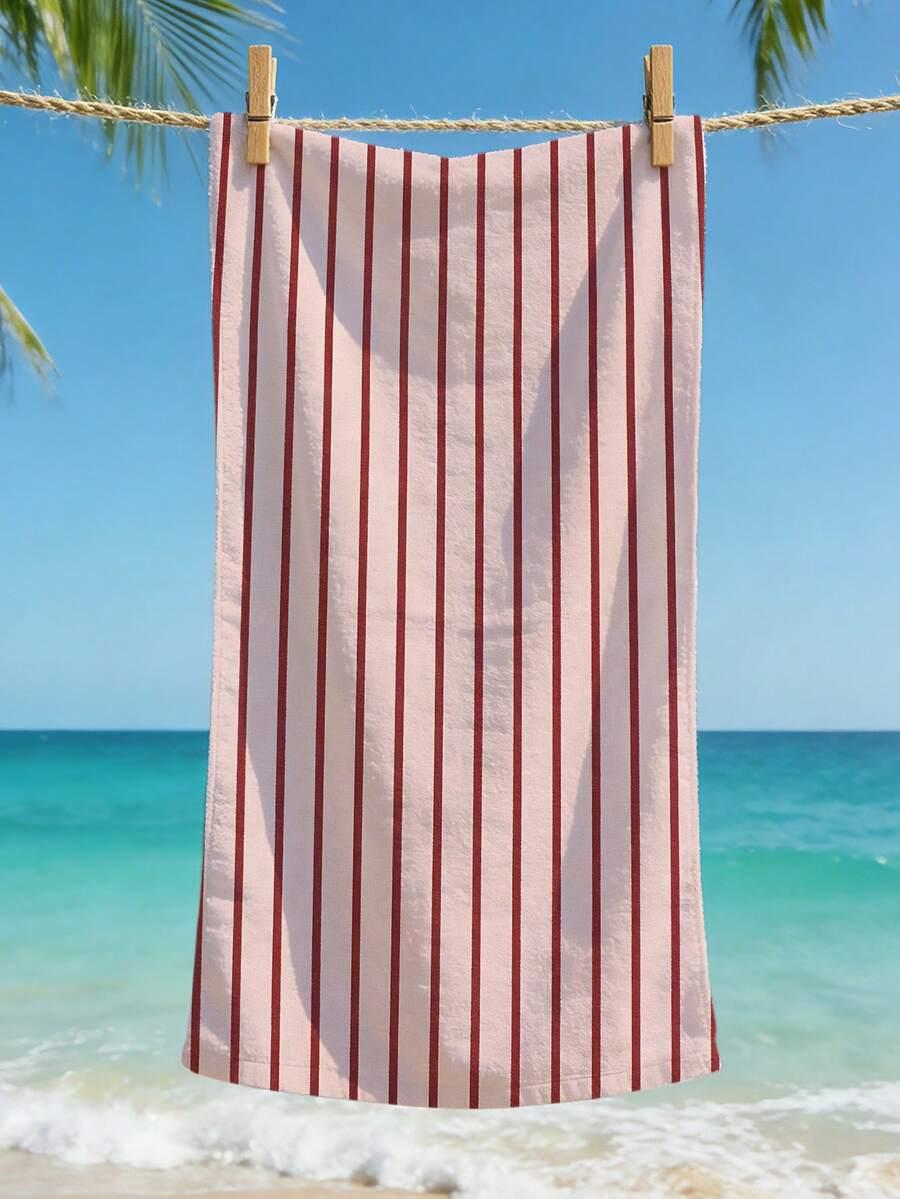 RĘCZNIK PLAŻOWY WZÓR PASKI