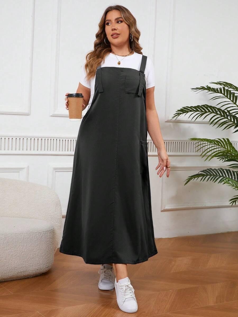 czarna maxi sukienka