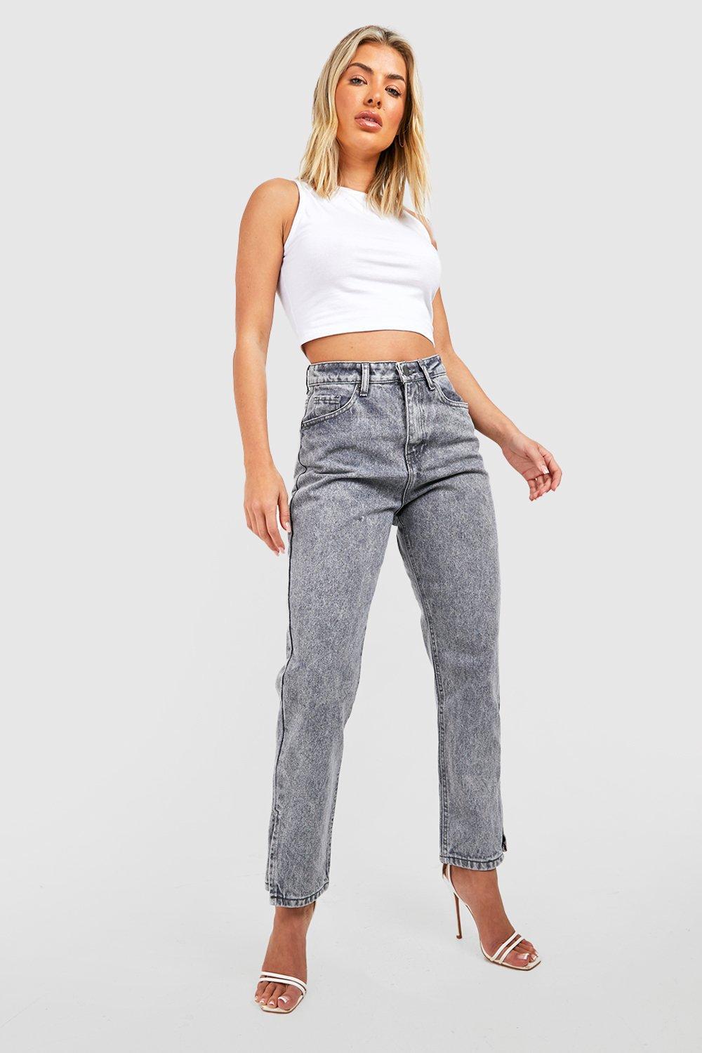 SPODNIE MOM JEANS