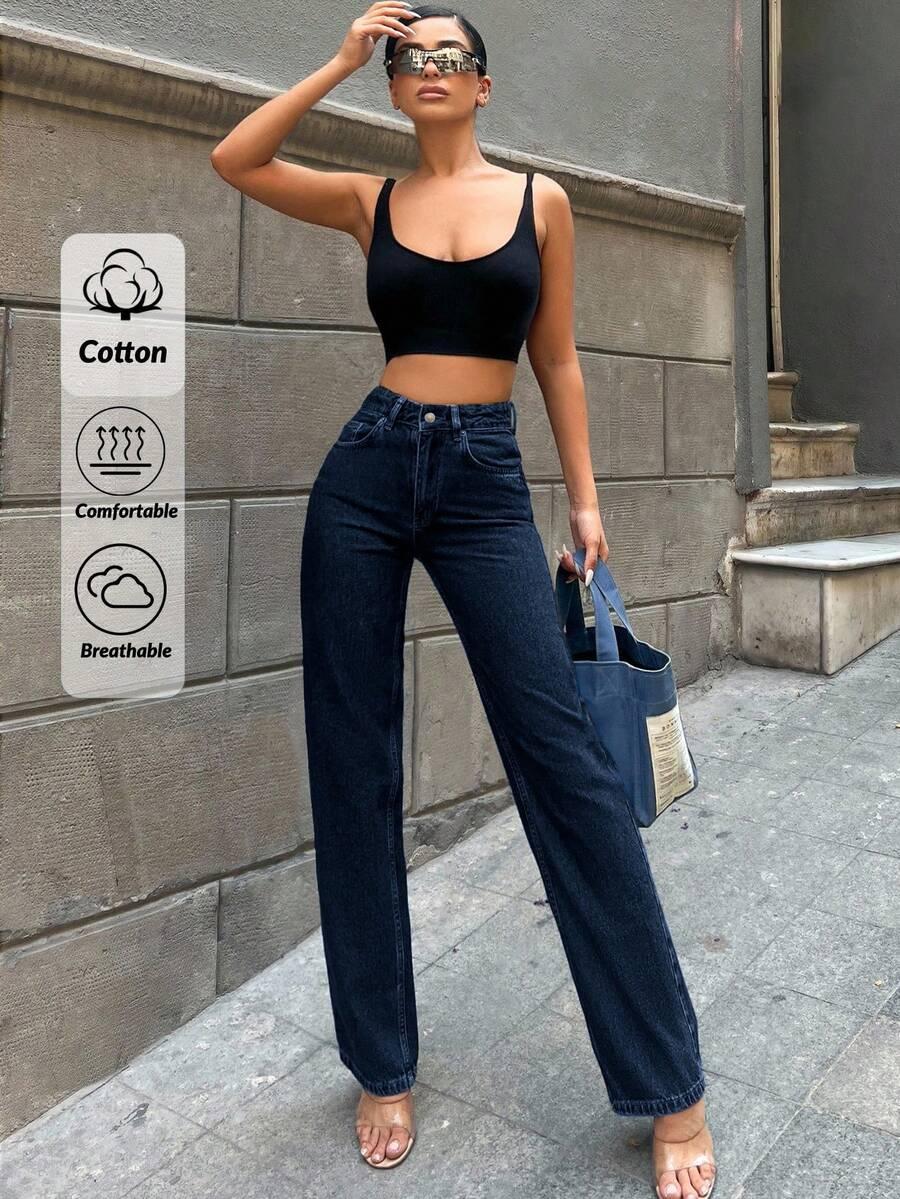 NIEBIESKIE SPODNIE JEANS 