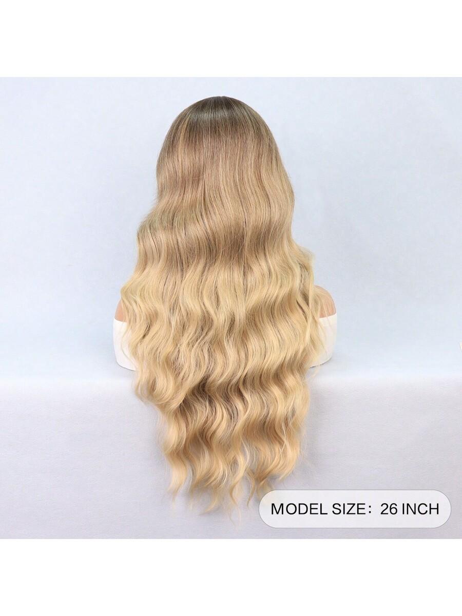 syntetyczne włosy peruka blond