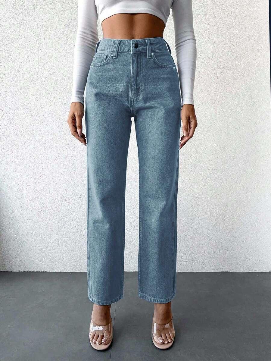 NIEBIESKIE SPODNIE JEANS 
