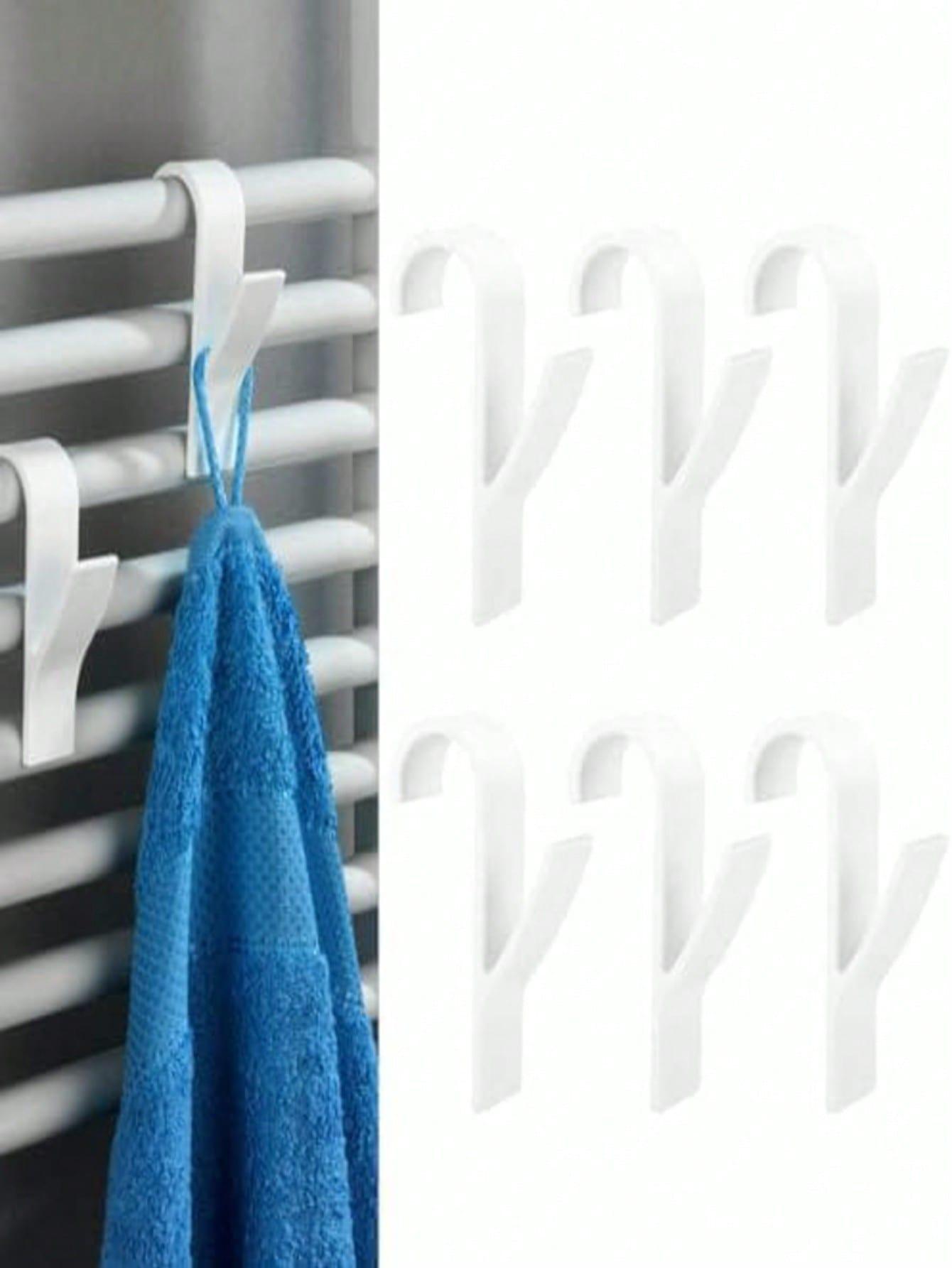 biały wieszak 4-pack