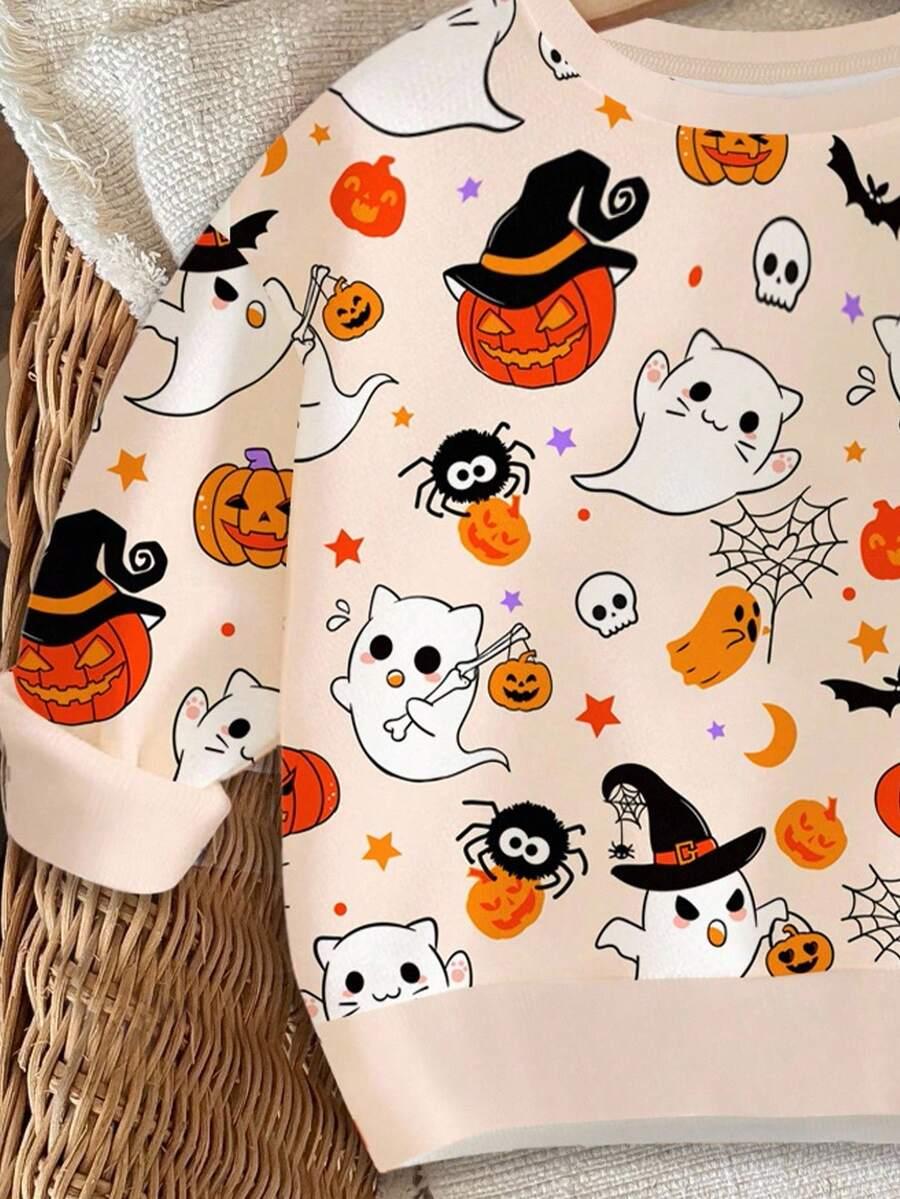 BLUZA Z NADRUKIEM HALLOWEEN