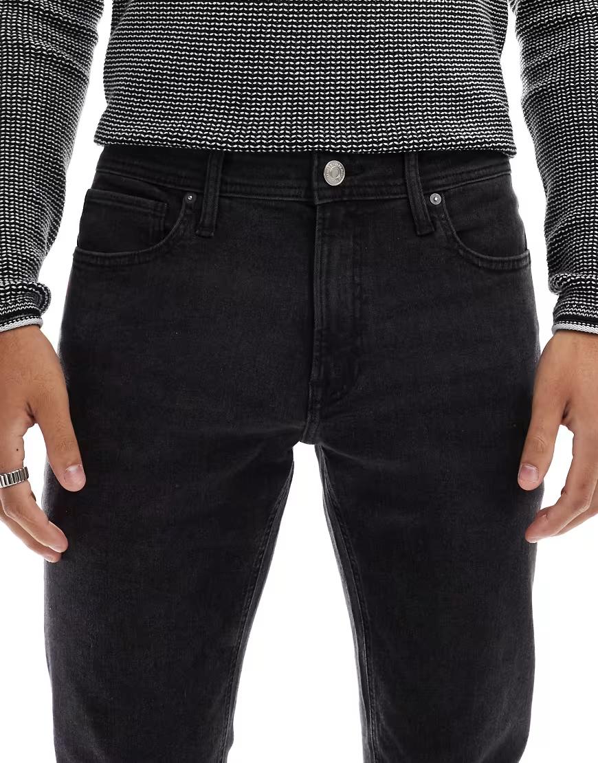 CZARNE SPODNIE JEANS WYSOKI STAN
