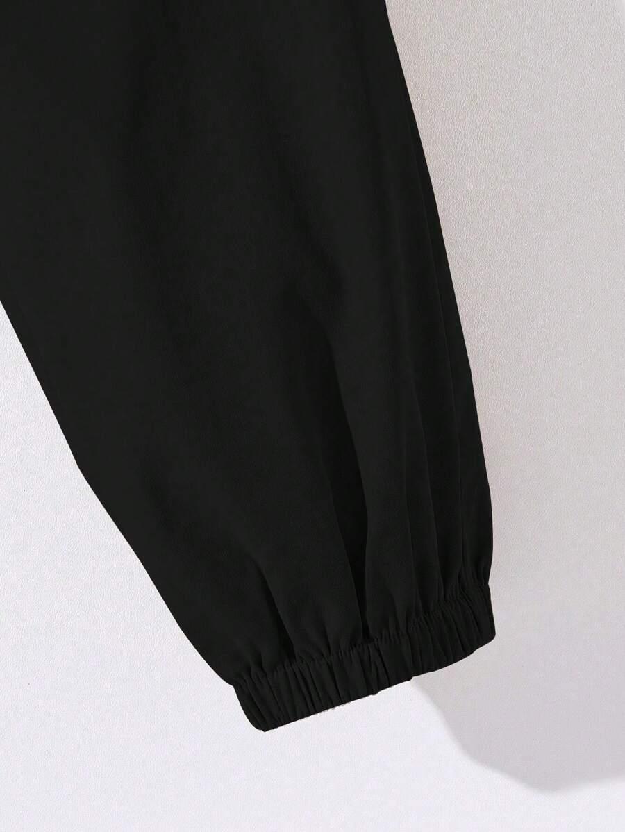 czarne spodnie jogger