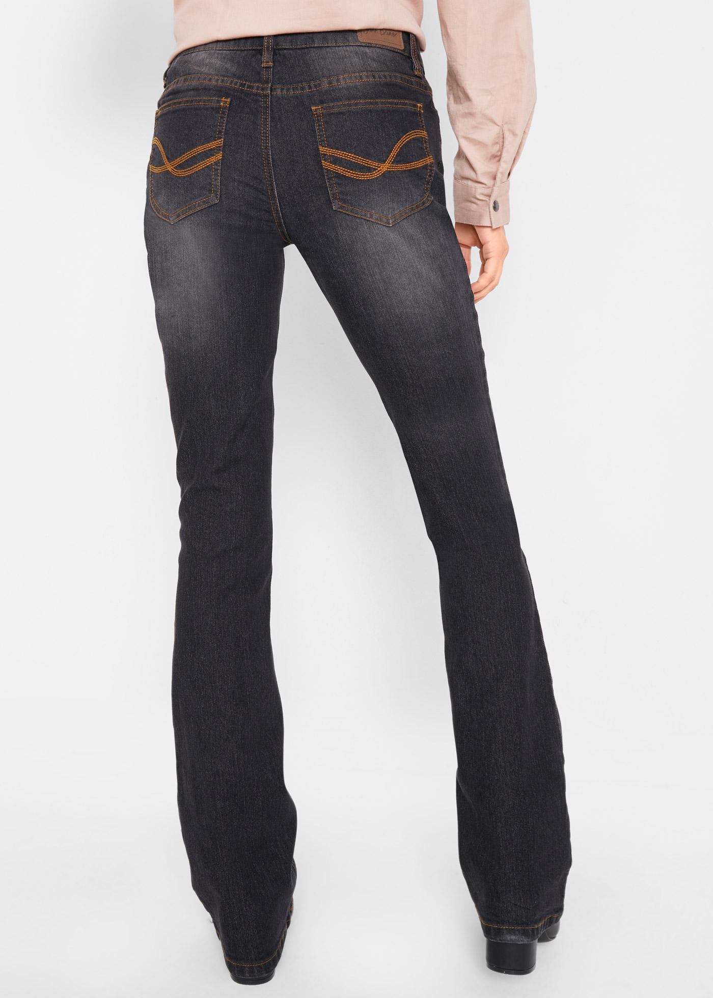 SZARE SPODNIE JEANS BOOTCUT
