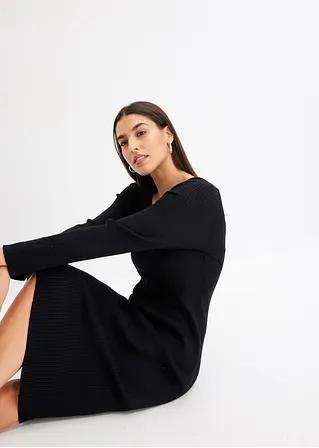 DZIANINOWA MIDI SUKIENKA V-NECK 