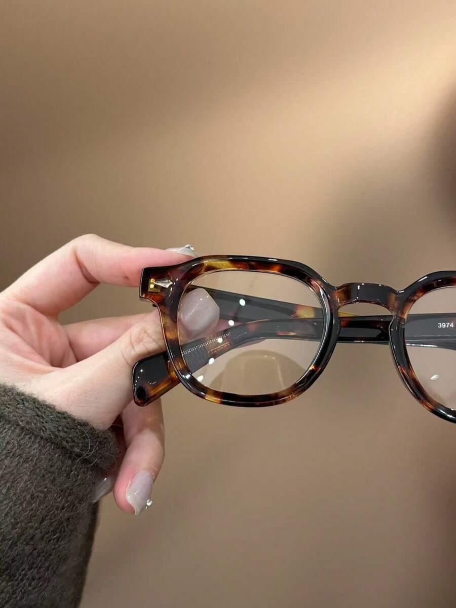 okulary zerówki animal print
