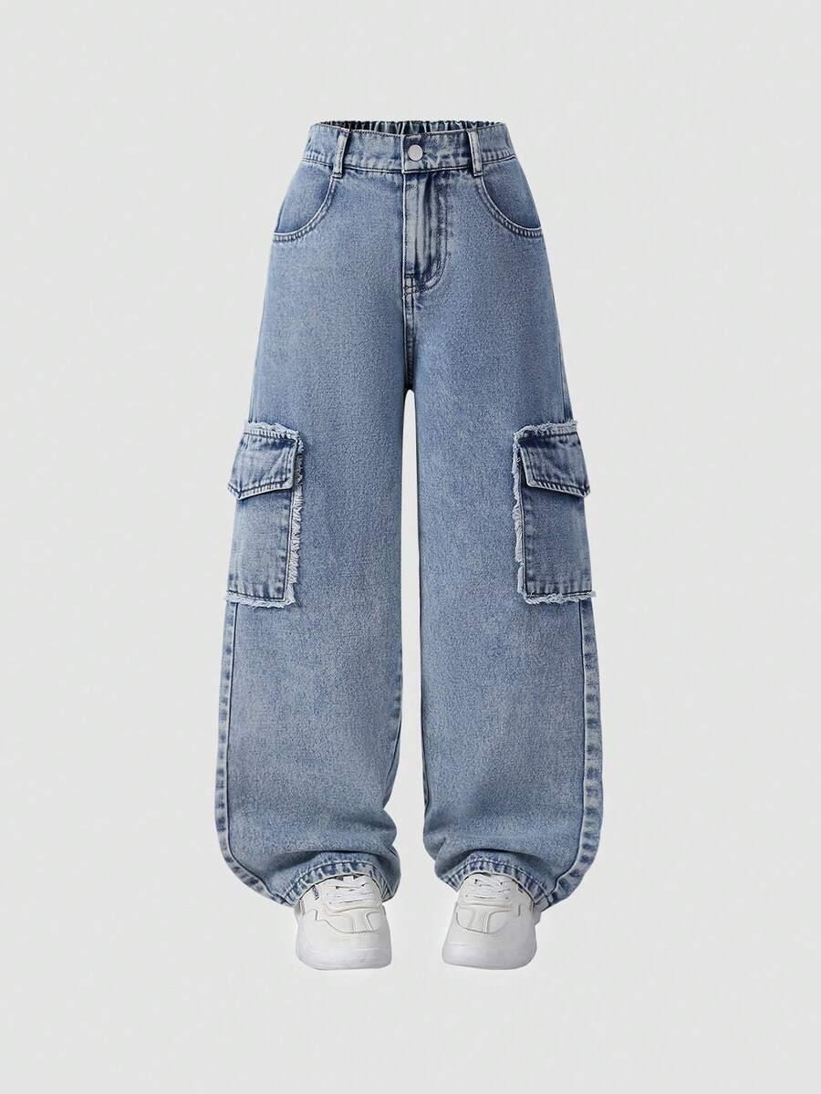spodnie jeans bojówki