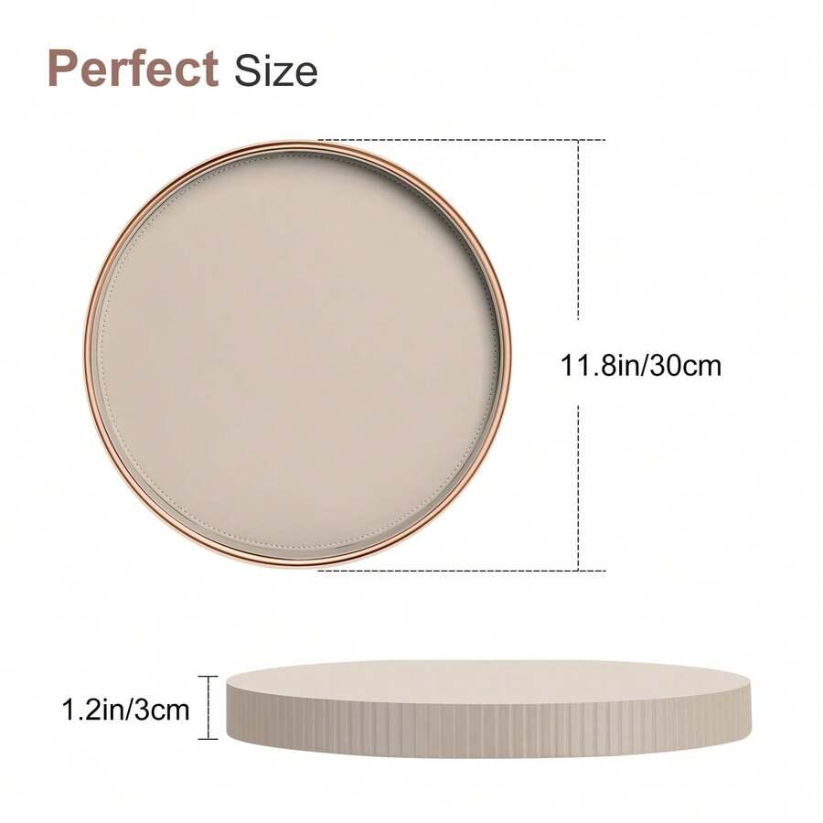 beżowa podkładka ozdobna 30cm
