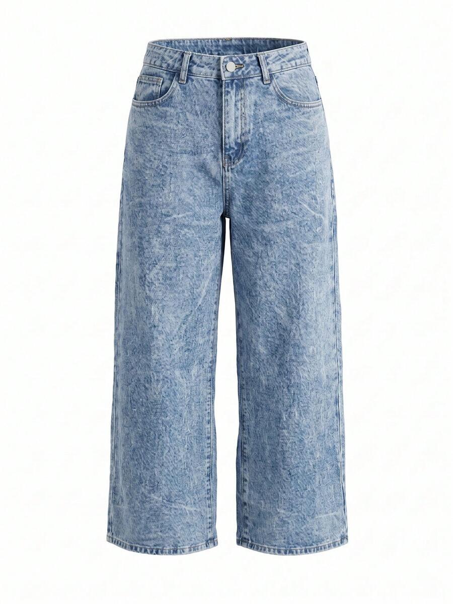 spodnie jeans wysoki stan