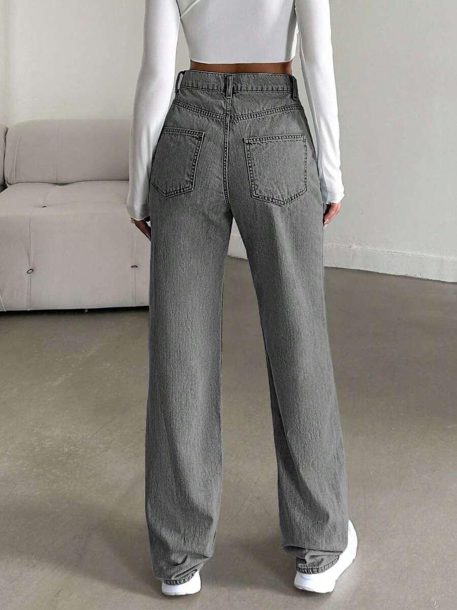 PROSTE SPODNIE JEANS