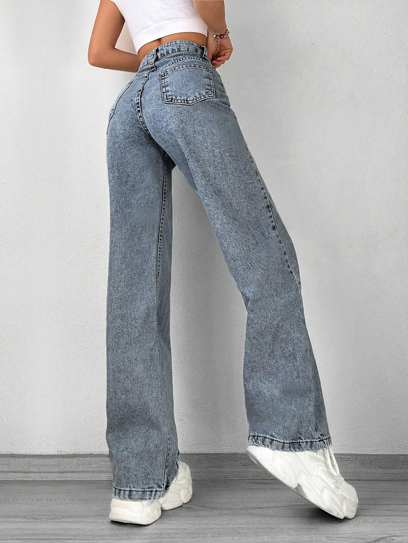 NIEBIESKIE SPODNIE JEANS 