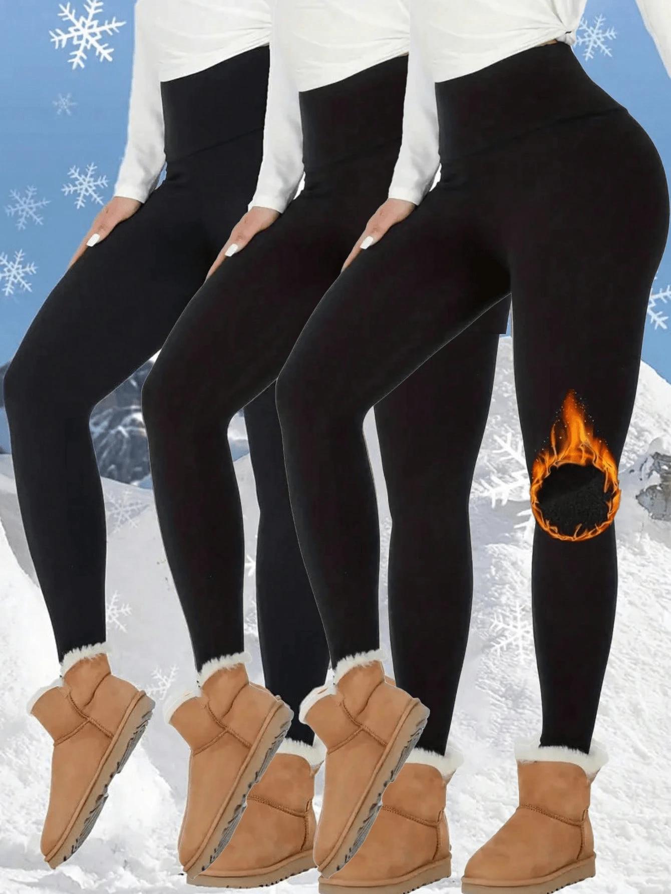 CZARNE LEGGINSY WYSOKI STAN 2-PACK