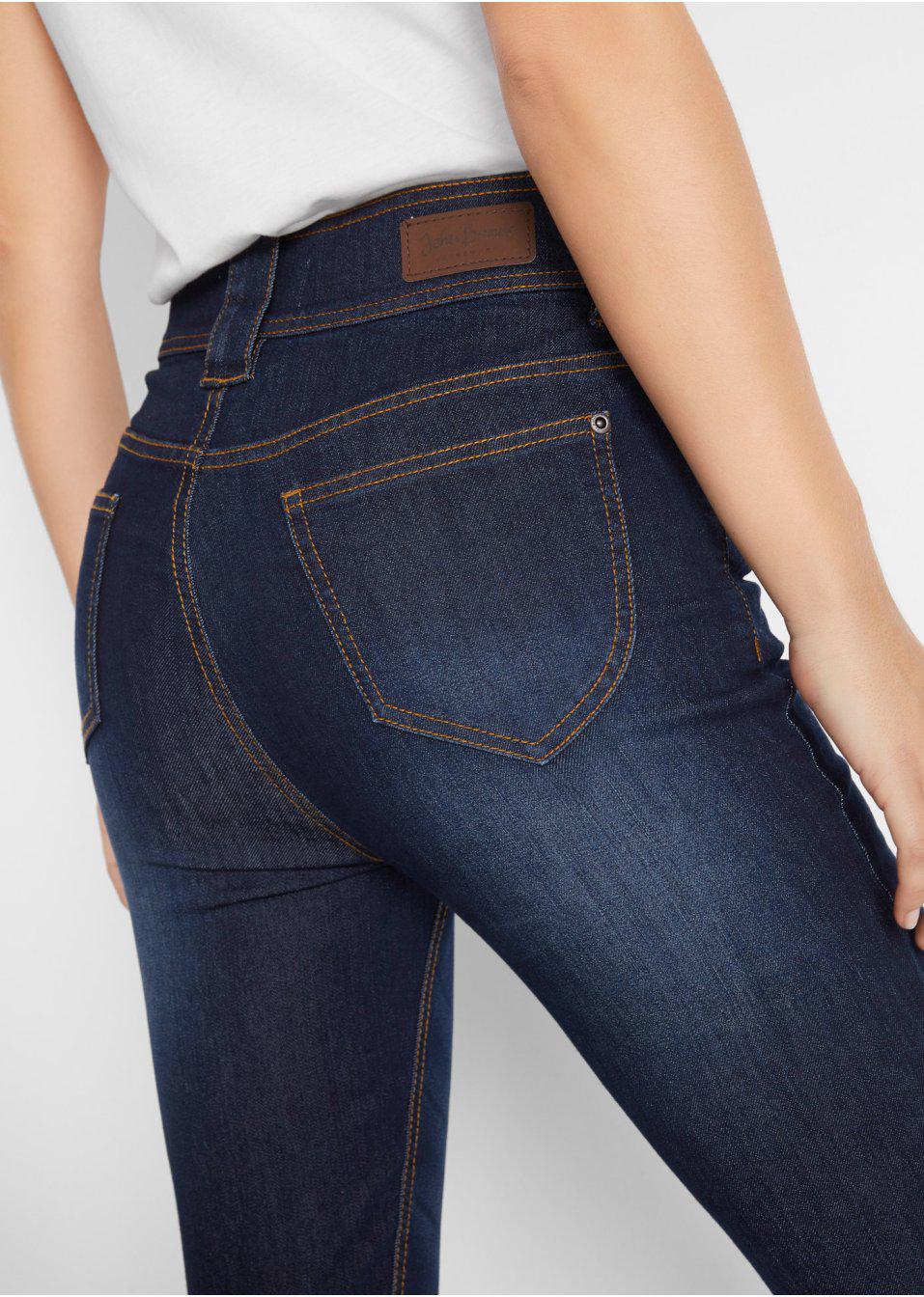 SPODNIE JEANS WYSOKI STAN RURKI