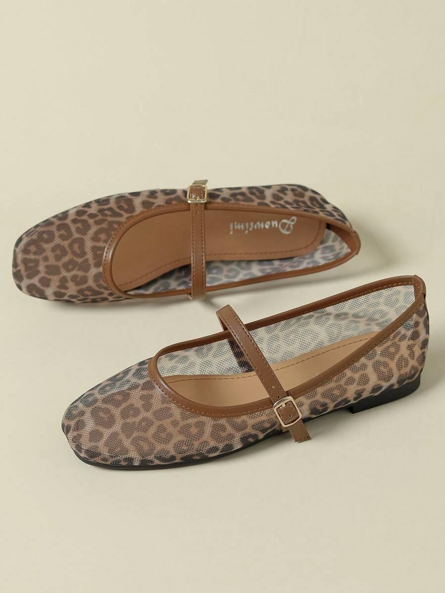 BALERINY LEOPARD PRINT