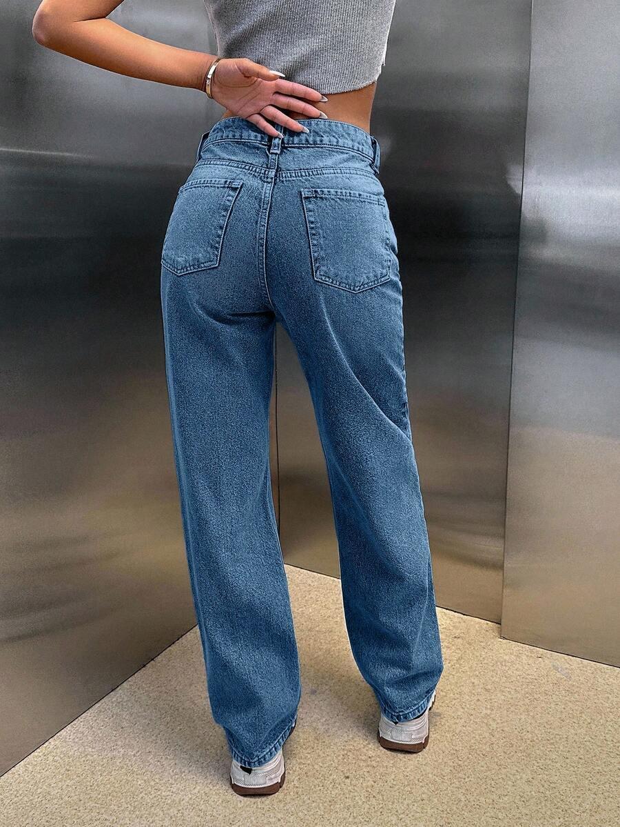 JEANSY DAMSKIE STRAIGHT LEG