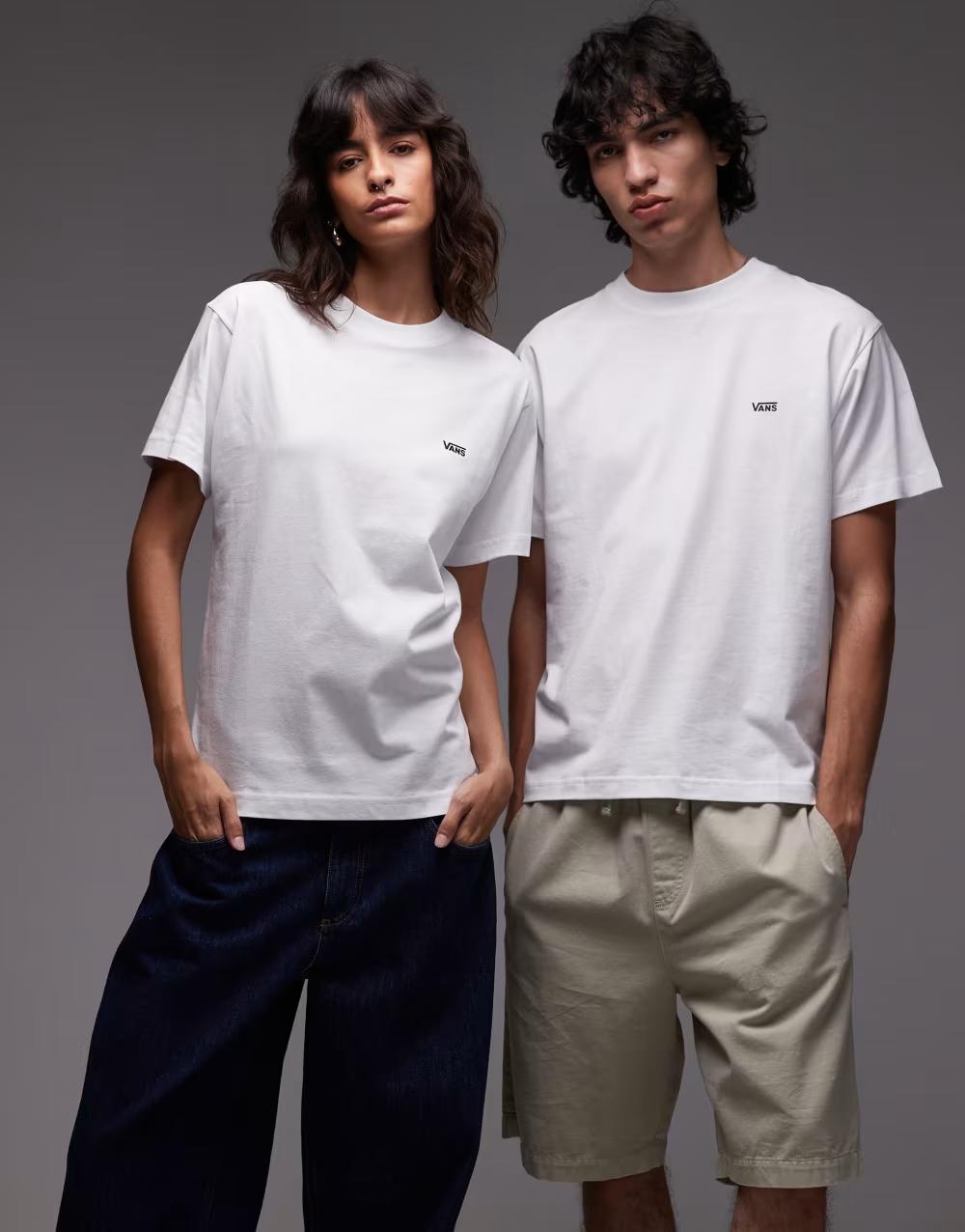BIAŁY T-SHIRT LOGO