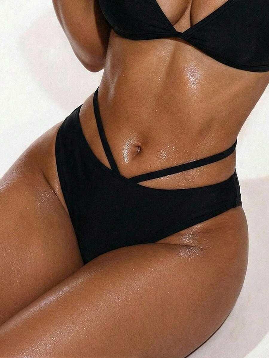 CZARNY dół od bikini