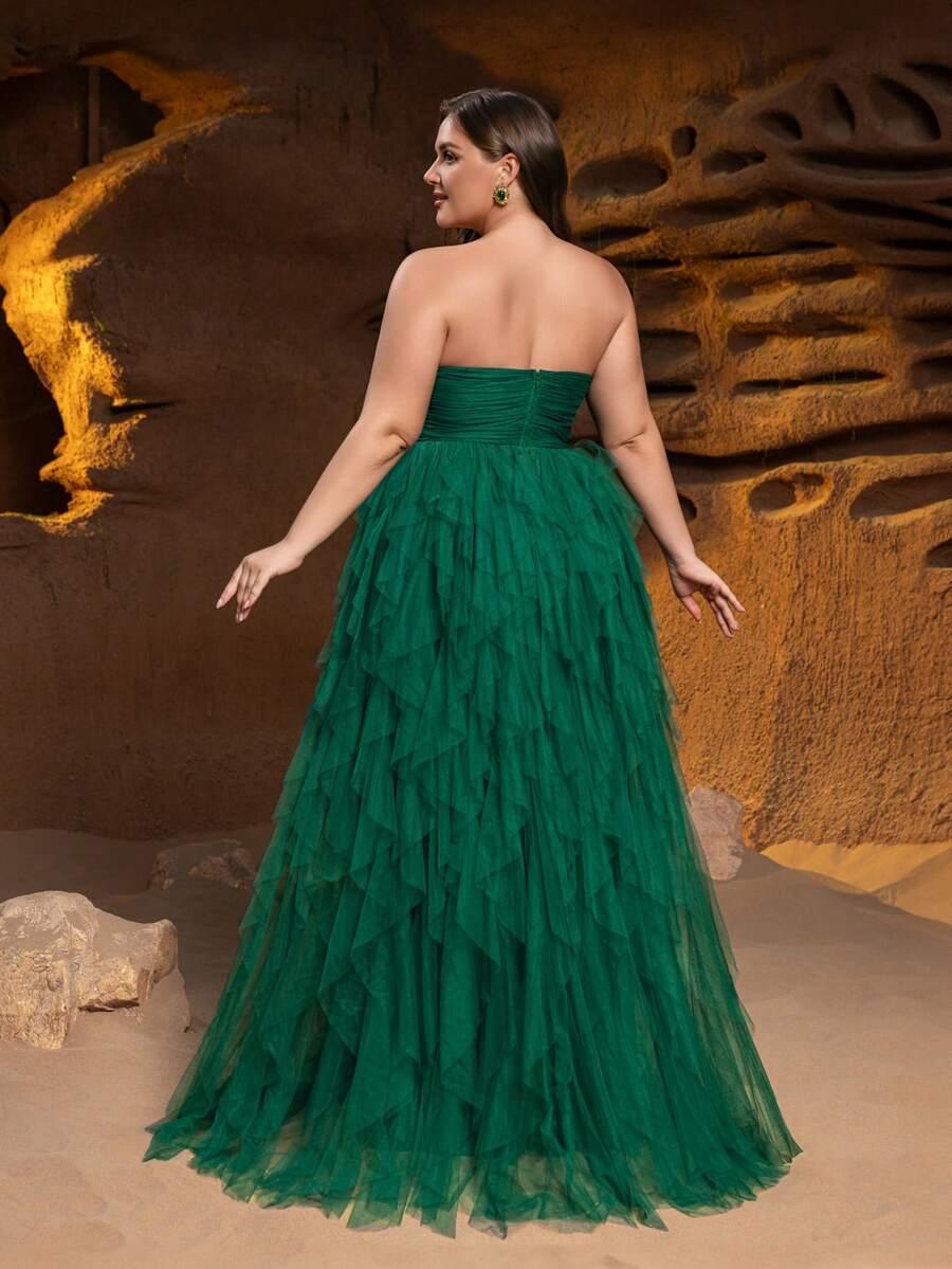 zielona sukienka maxi 