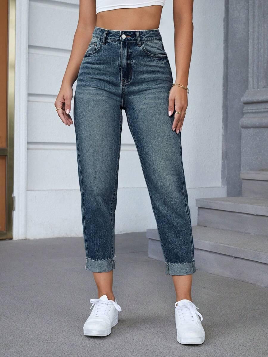NIEBIESKIE SPODNIE JEANS