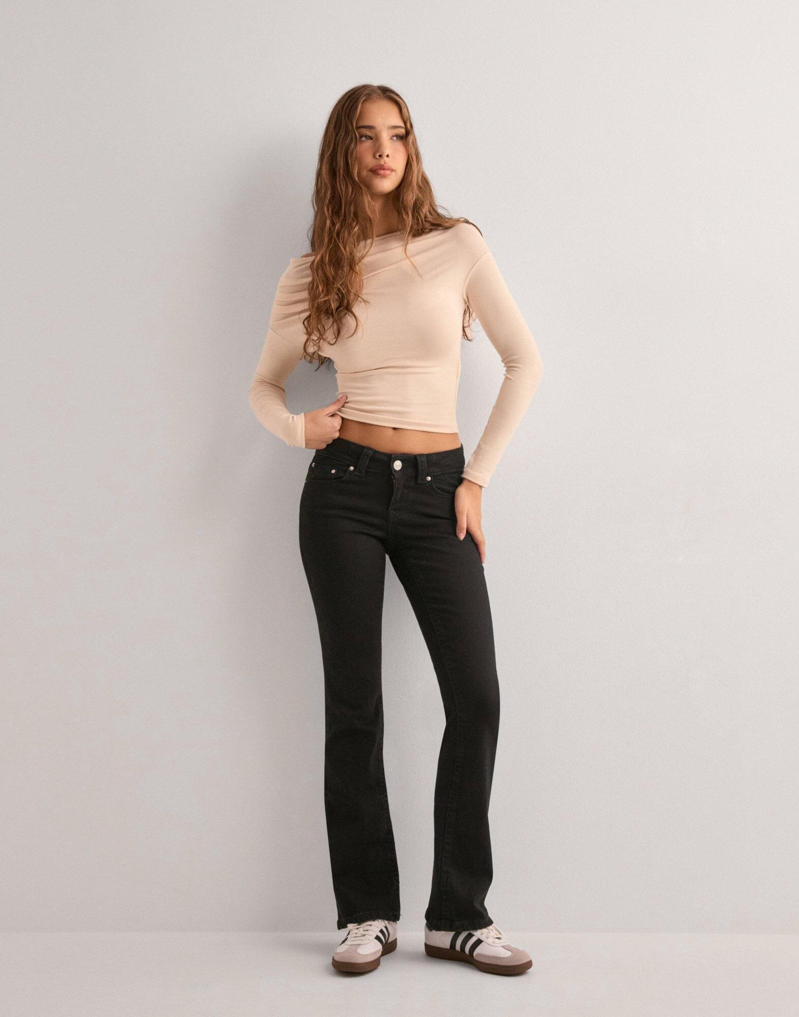 spodnie jeans dzwony