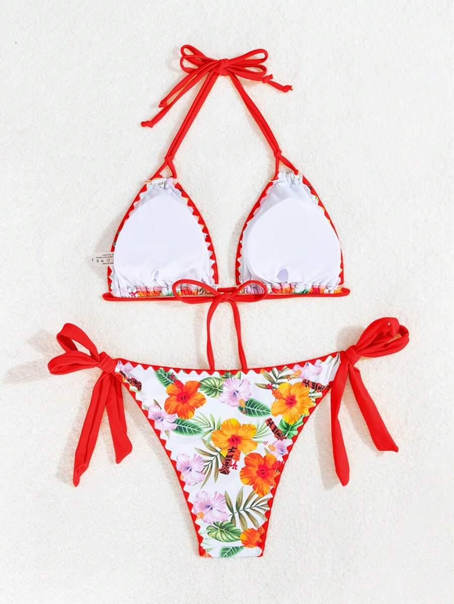 góra od bikini kwiaty