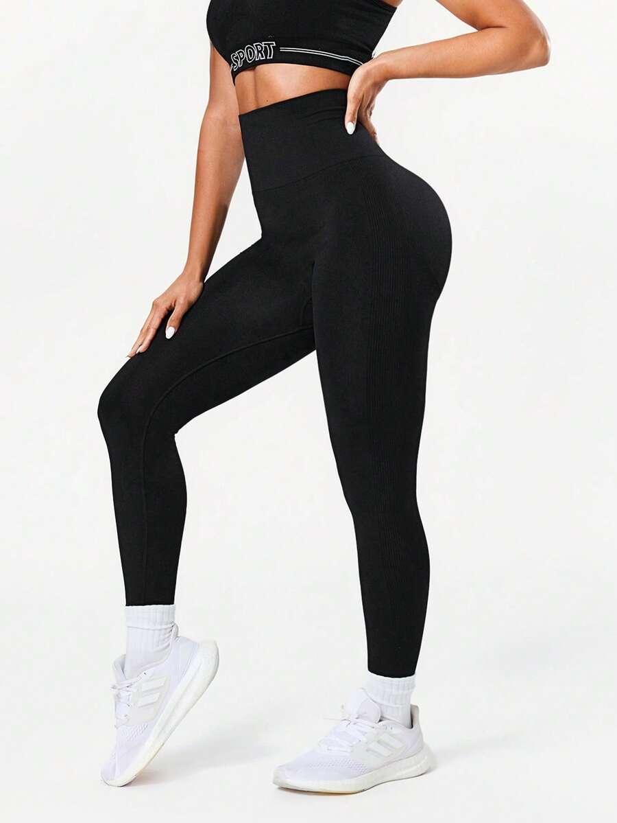 CZARNE LEGGINSY WYSOKI STAN