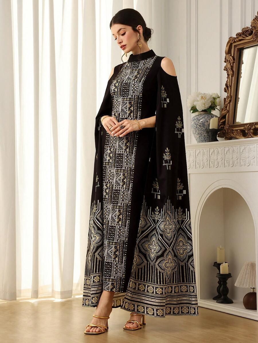 Maxi sukienka print