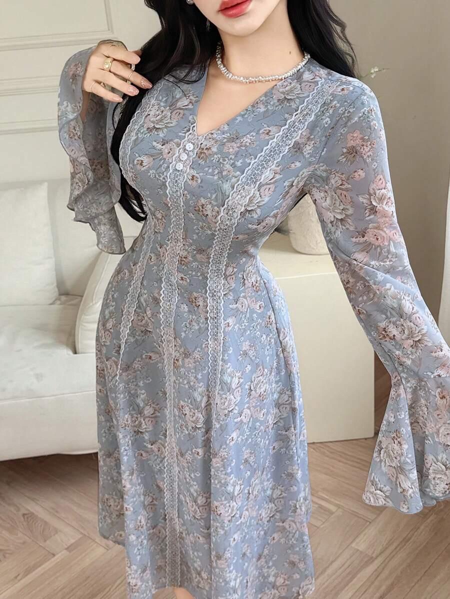 sukienka maxi kwiaty